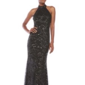 BCBG Black Sequin Dress